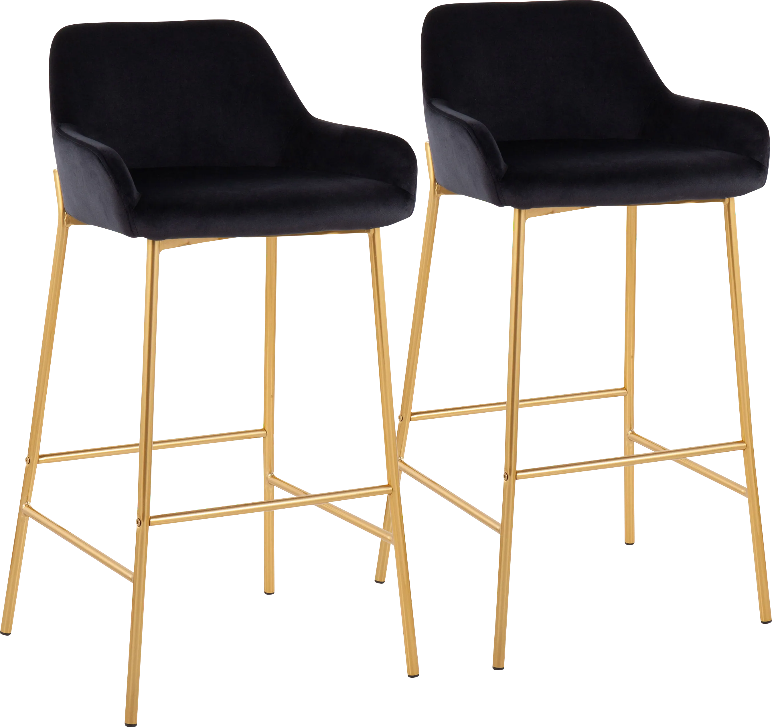 Rimcrest I Black Barstool Set of 2