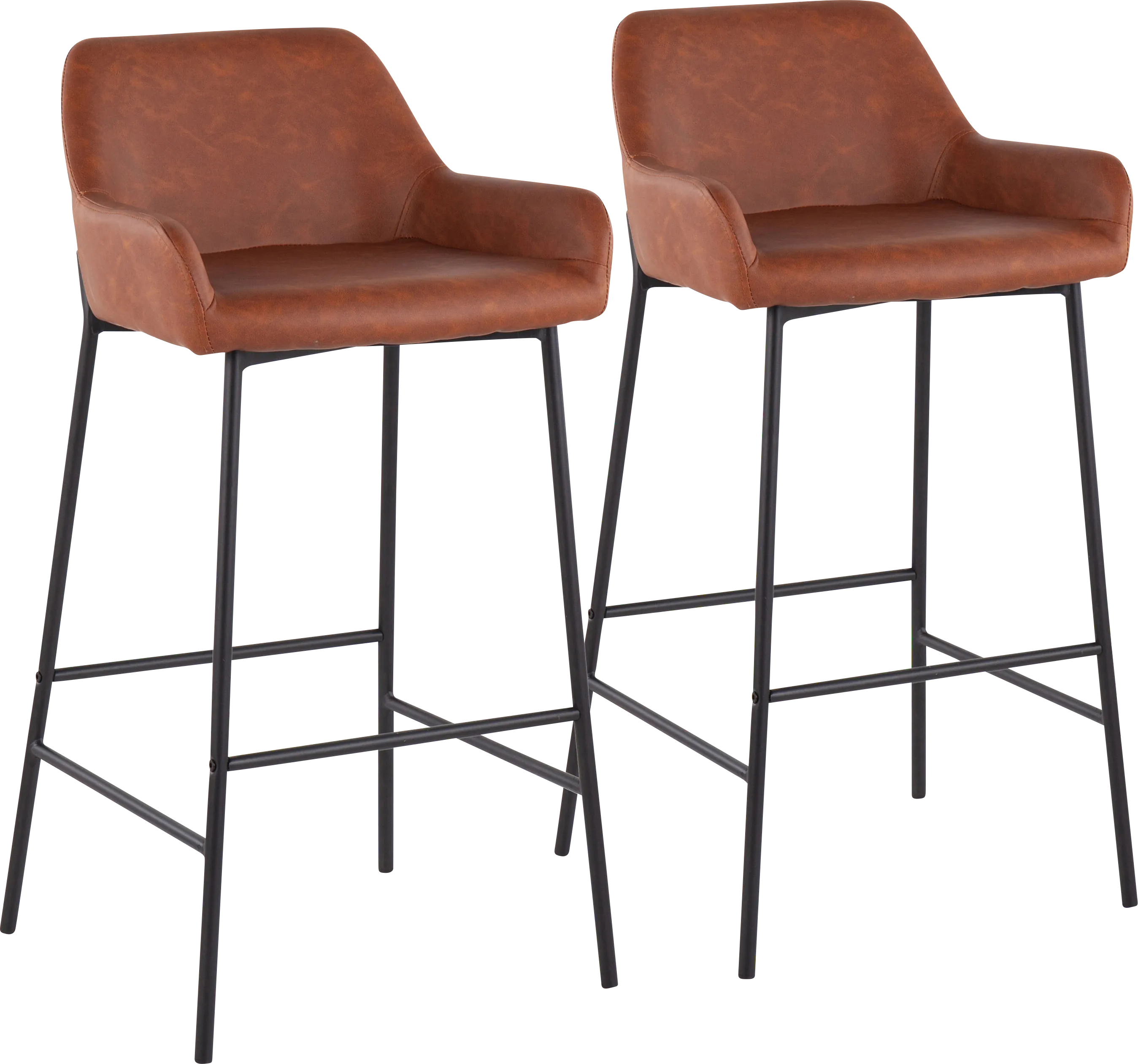 Rimcrest II Camel Barstool Set of 2 - Thumbnail - Image 1