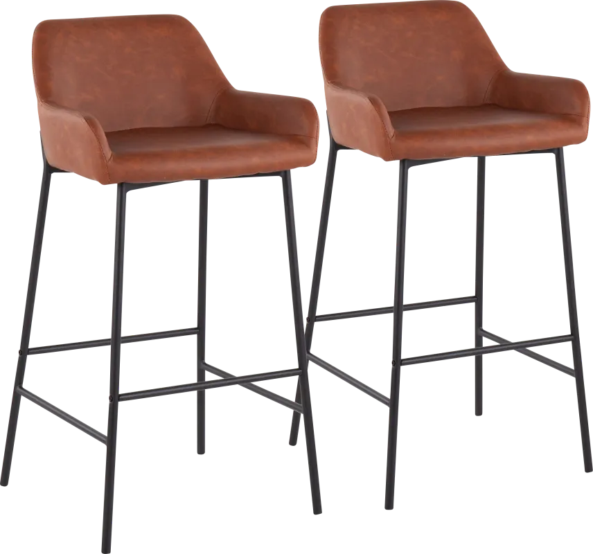 Rimcrest II Camel Barstool Set of 2