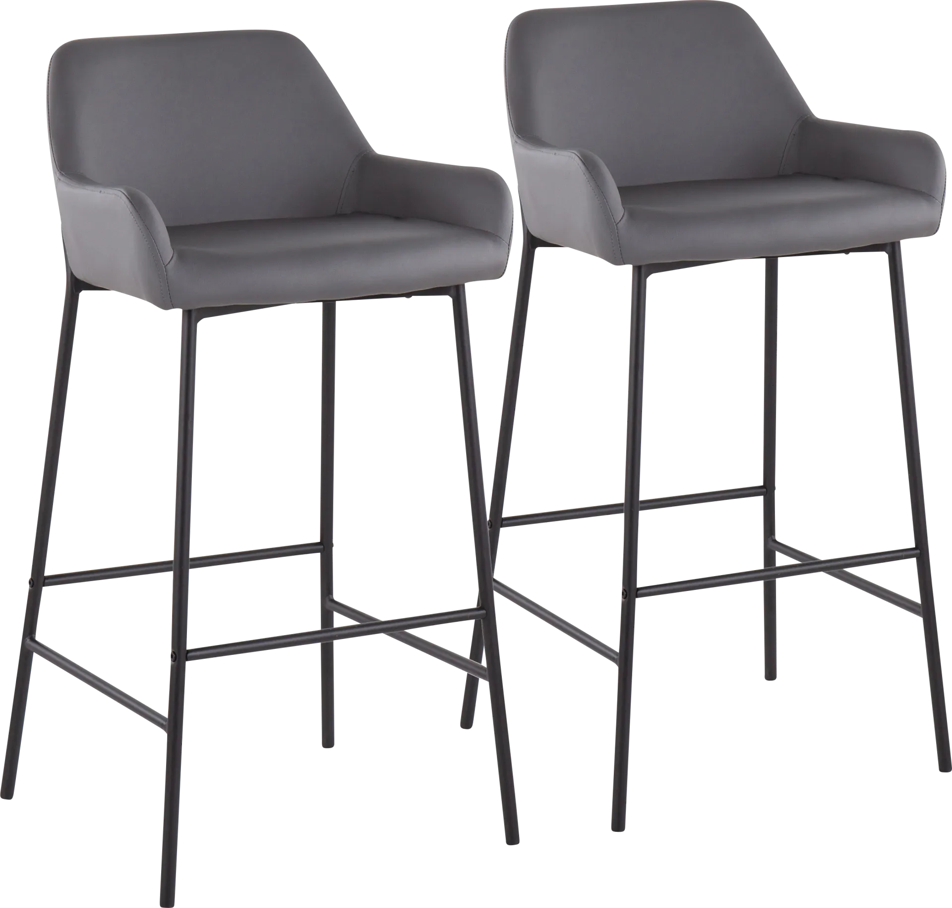 Rimcrest II Gray Barstool Set of 2 - Image 1