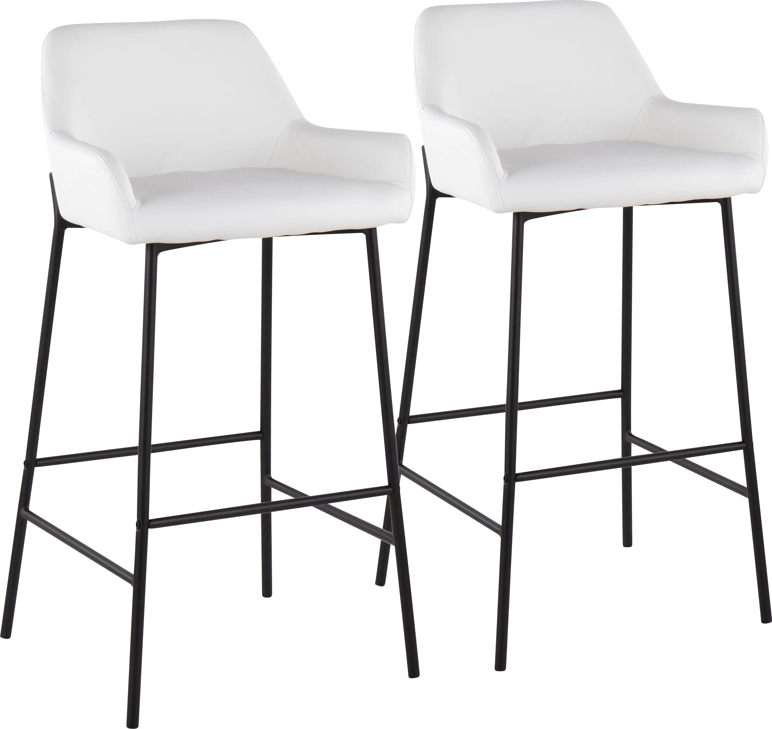 Rimcrest II White Barstool Set of 2