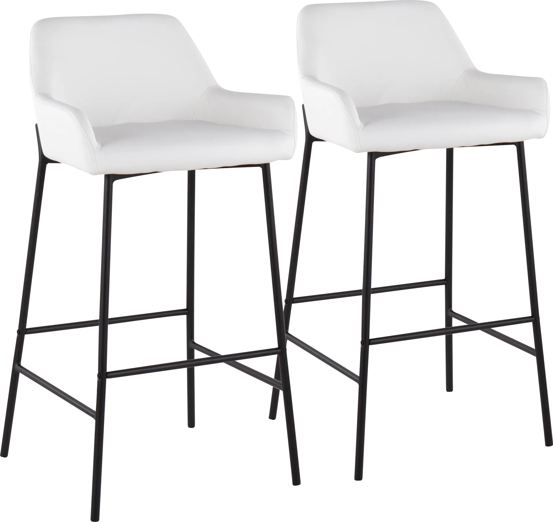 Rimcrest II White Barstool Set of 2 - Image 1