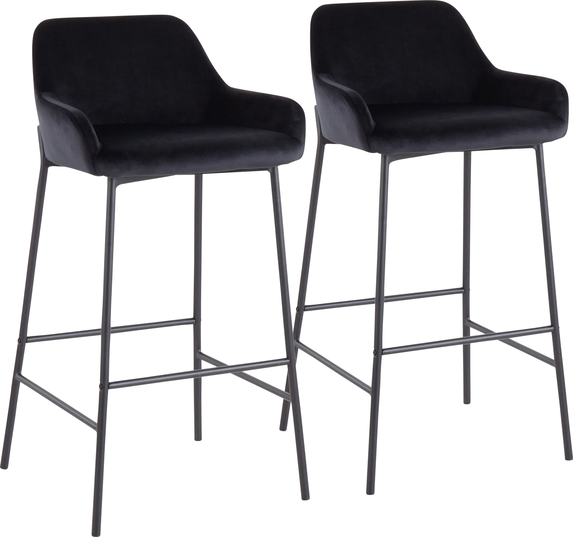 Rimcrest II Black Barstool Set of 2 - Image 1