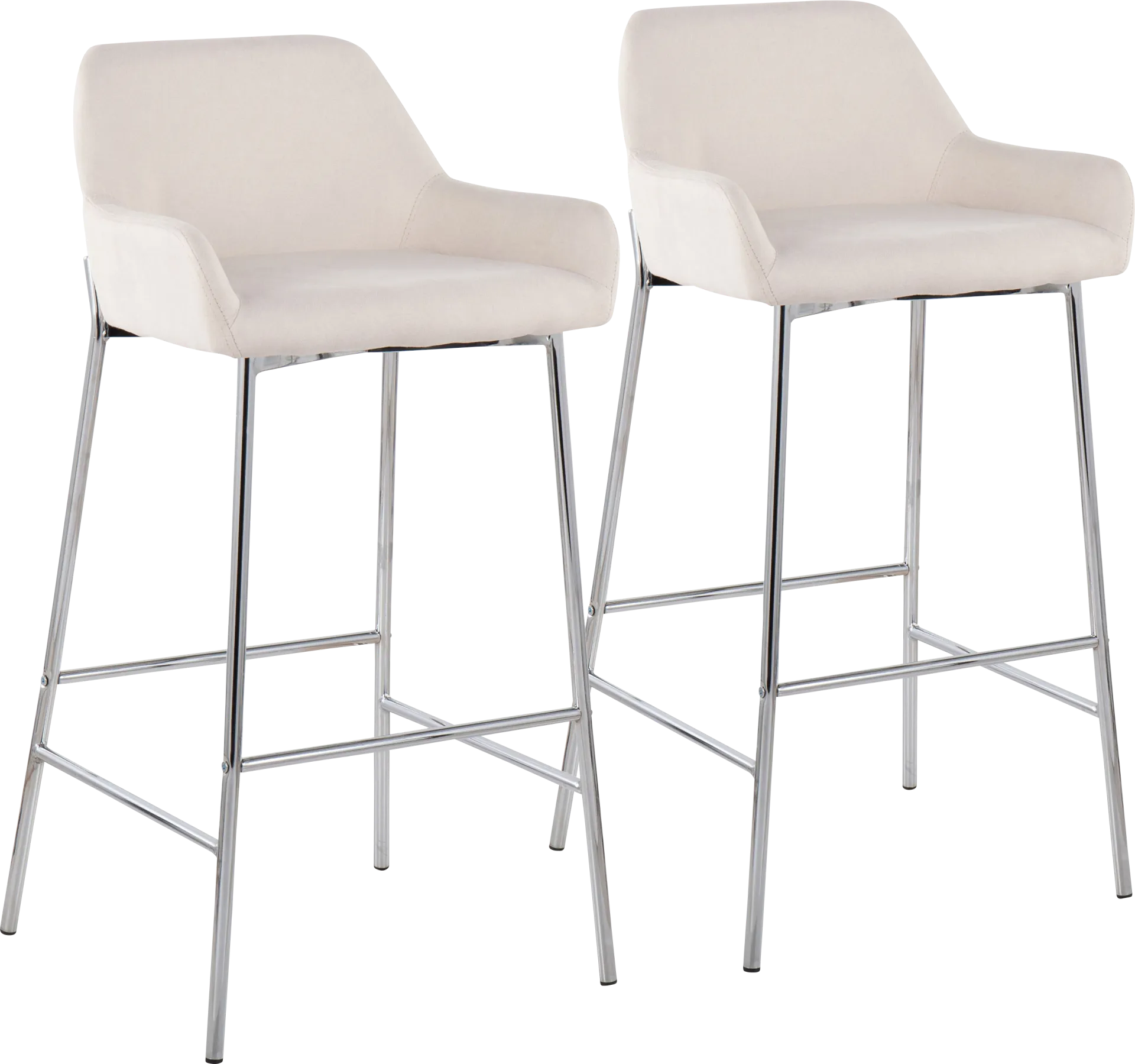 Rimcrest III Cream Barstool Set of 2 - Image 1
