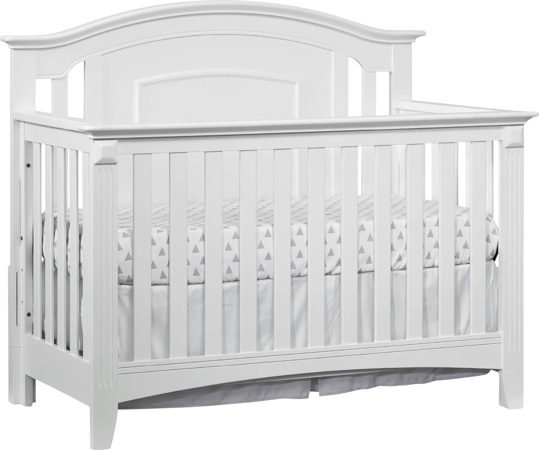 Hillford White Convertible Crib - Thumbnail - Image 1
