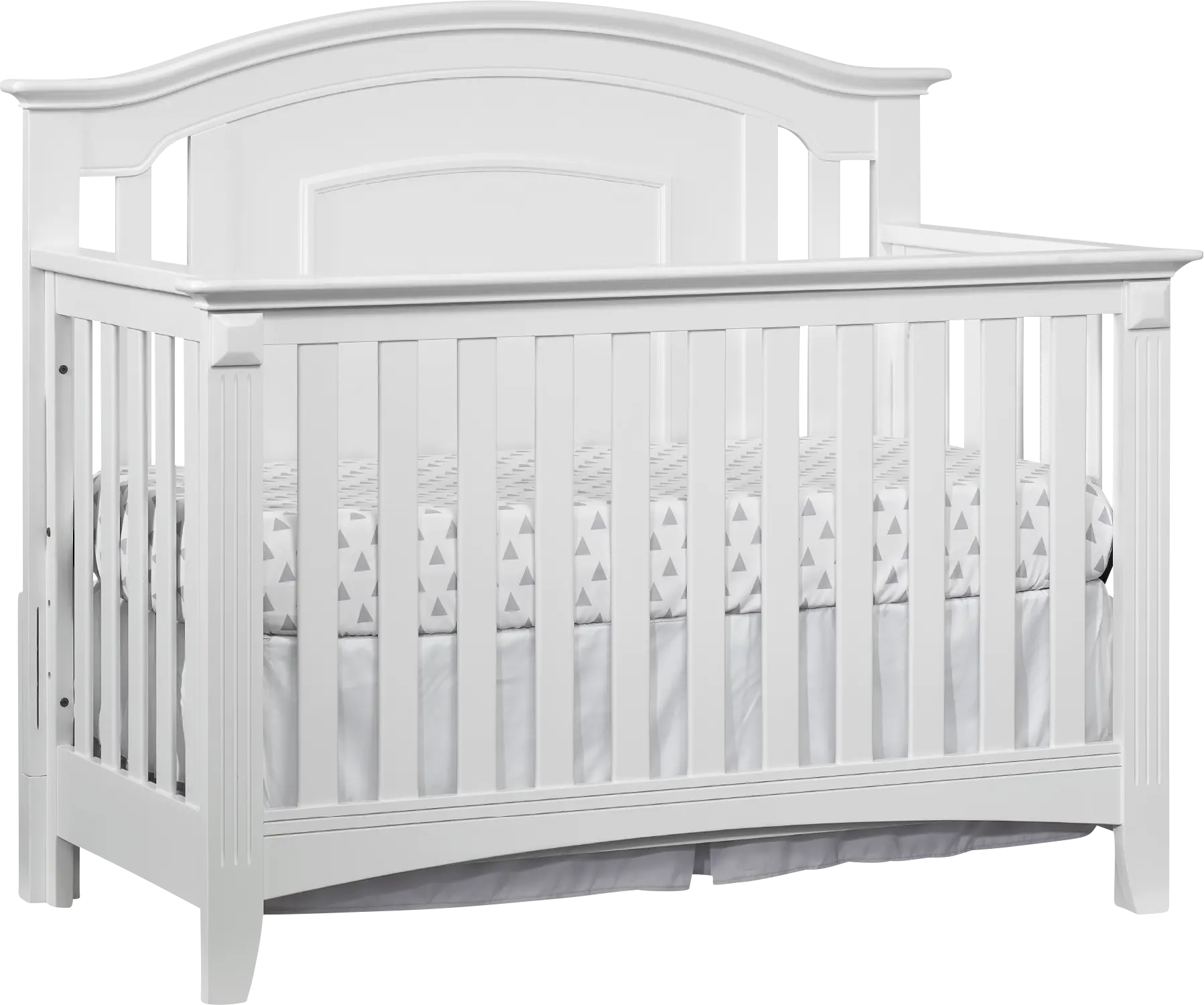 Hillford White Convertible Crib