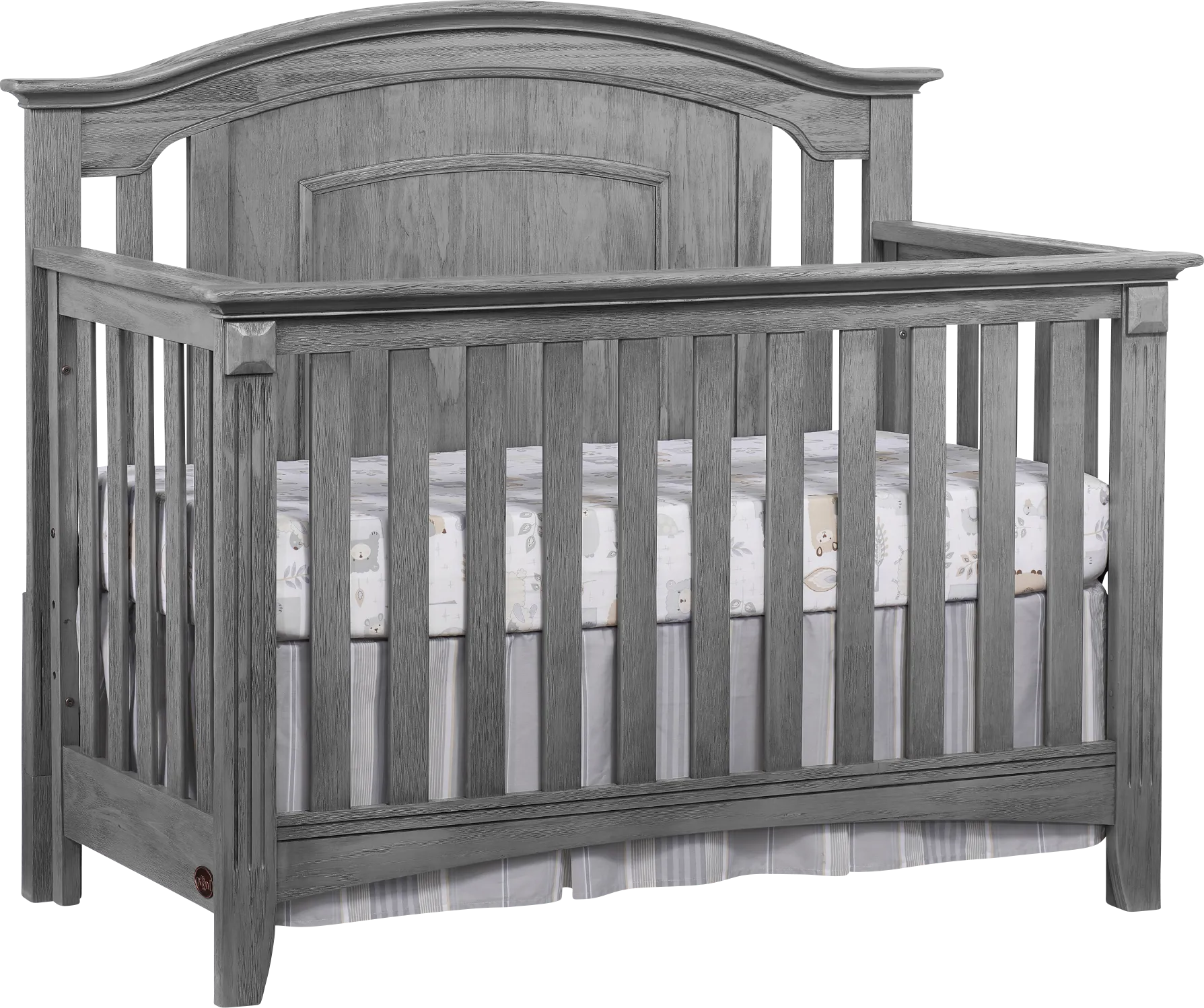 Hillford Gray Convertible Crib - Thumbnail - Image 1
