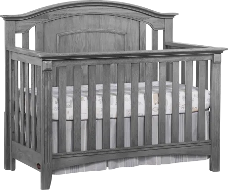 Hillford Gray Convertible Crib