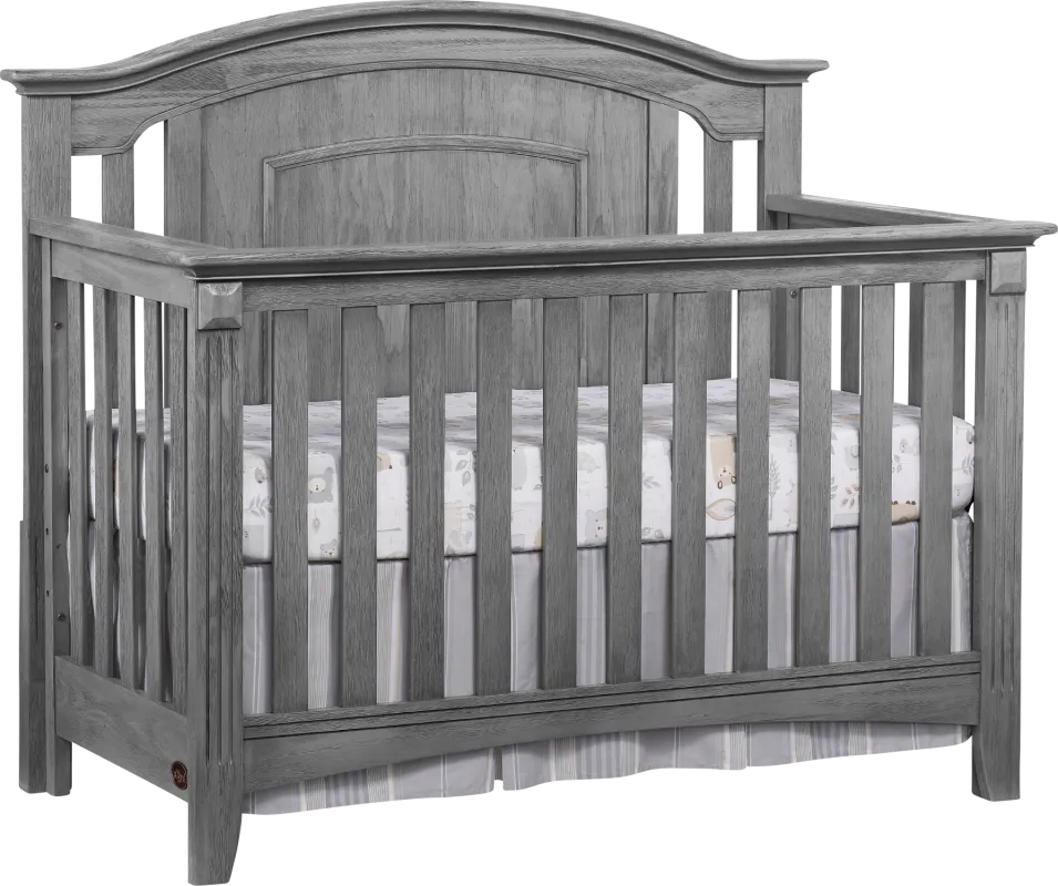 Hillford Gray Convertible Crib