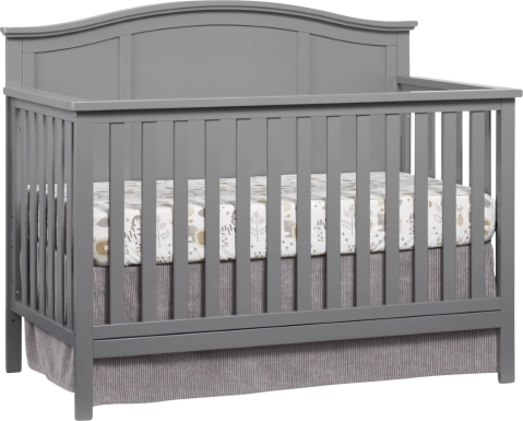 Harnsley Gray Convertible Crib