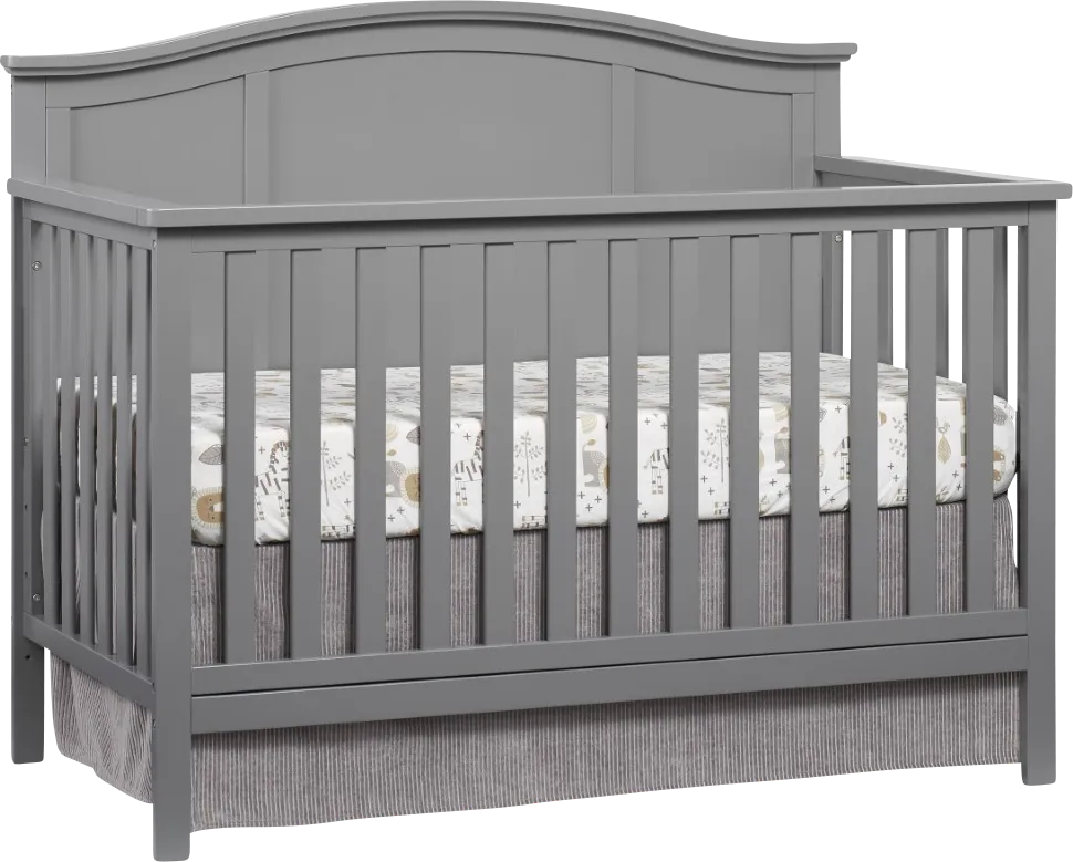 Harnsley Gray Convertible Crib - Image 1