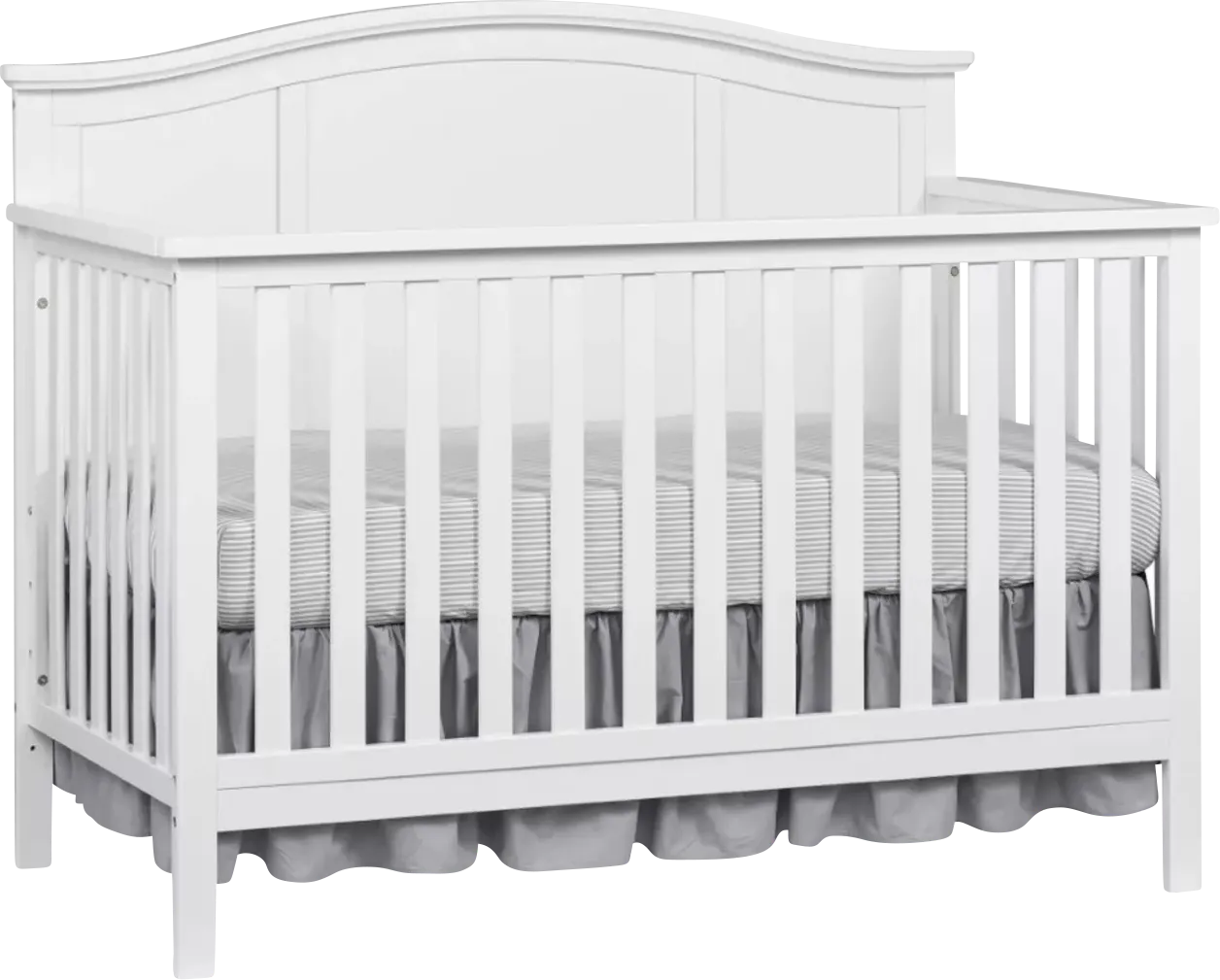 Harnsley White Convertible Crib - Thumbnail - Image 1