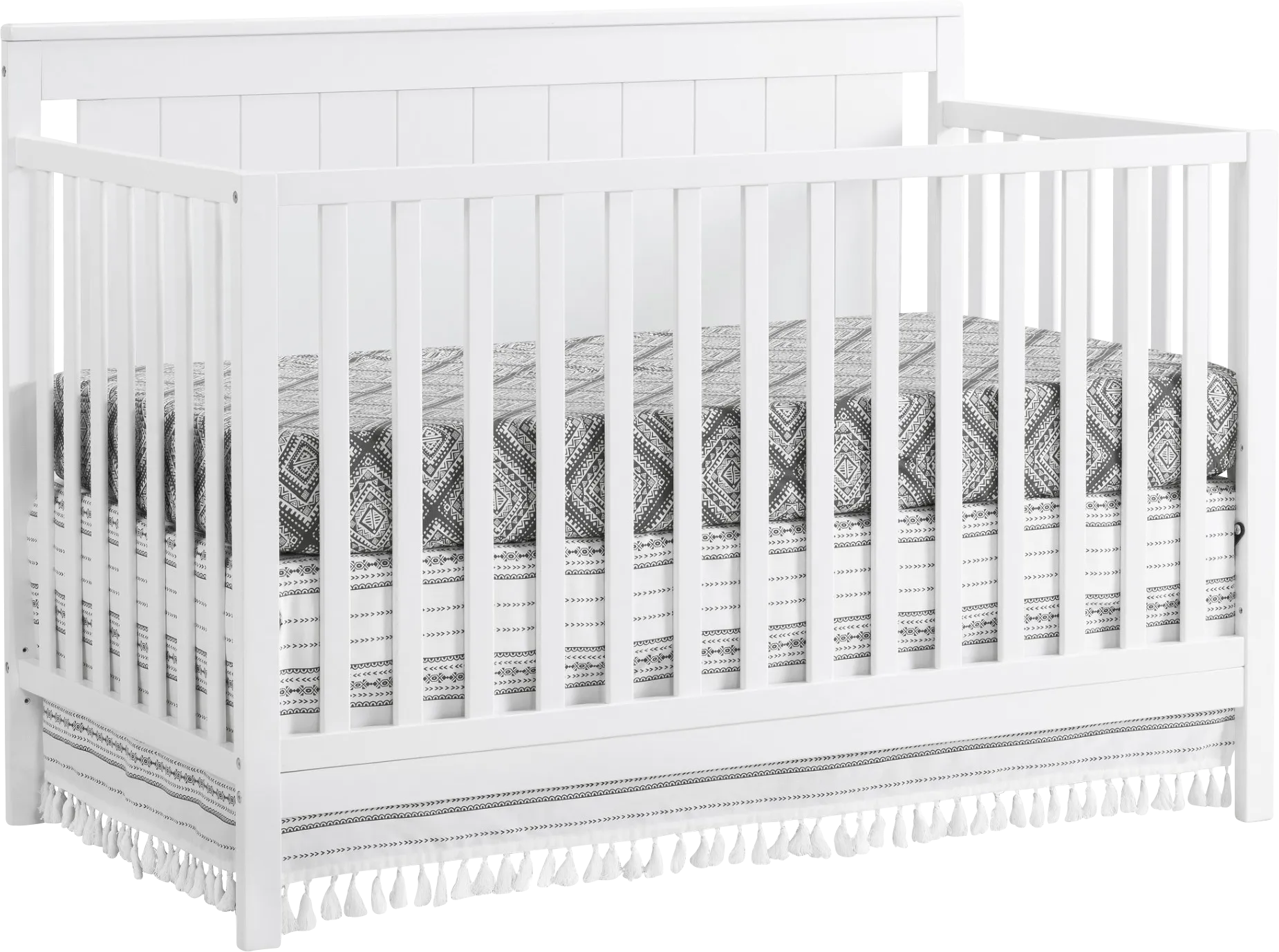 Norian White Convertible Crib - Thumbnail - Image 1