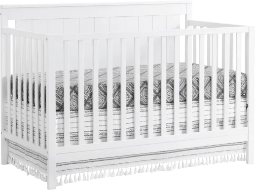 Norian White Convertible Crib