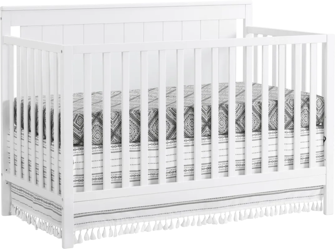 Norian White Convertible Crib