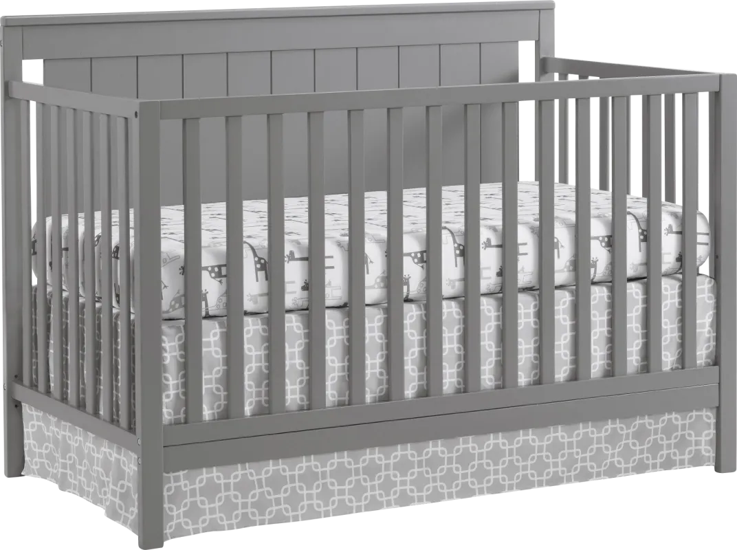 Norian Gray Convertible Crib