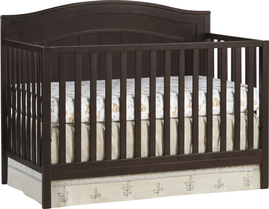 Larton Espresso Convertible Crib