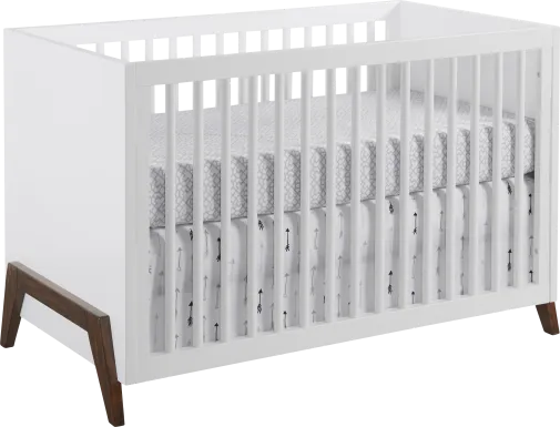 Miana White Convertible Crib
