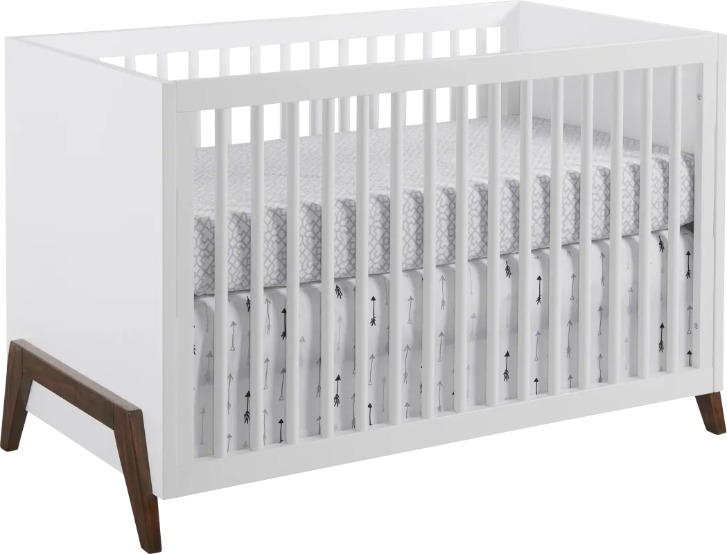 Miana White Convertible Crib