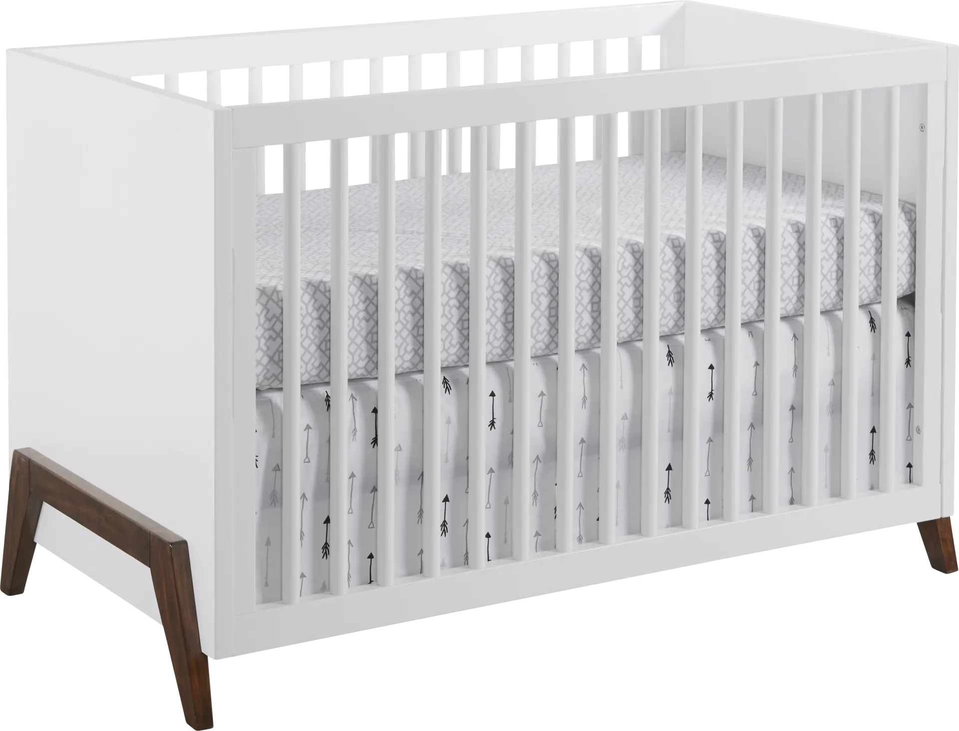 Miana White Convertible Crib