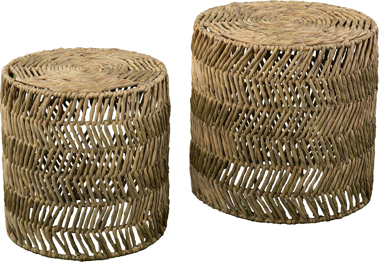 Winfred Natural Nesting Tables, Set of 2 - Thumbnail - Image 1