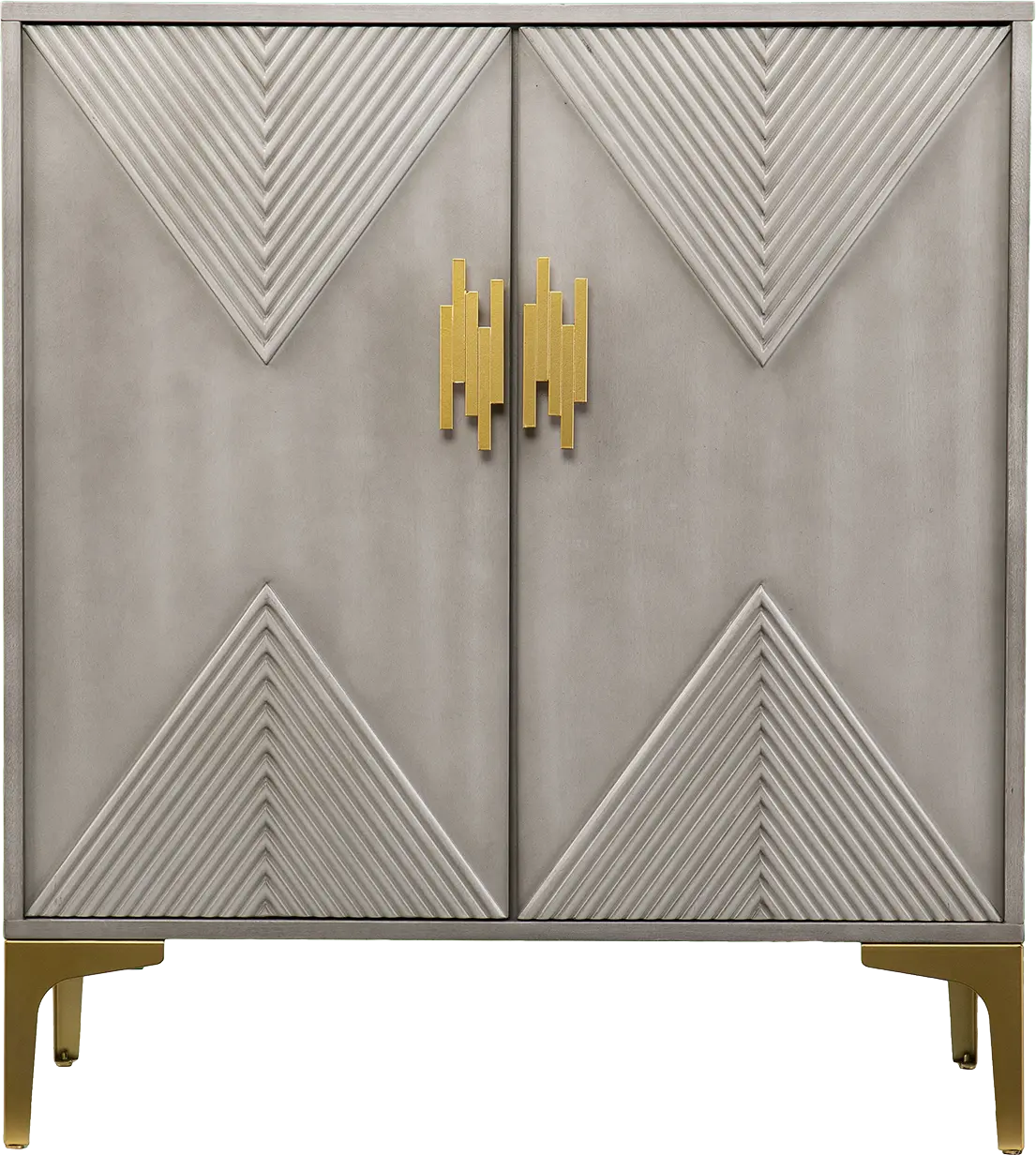 Wapello Gray Accent Cabinet