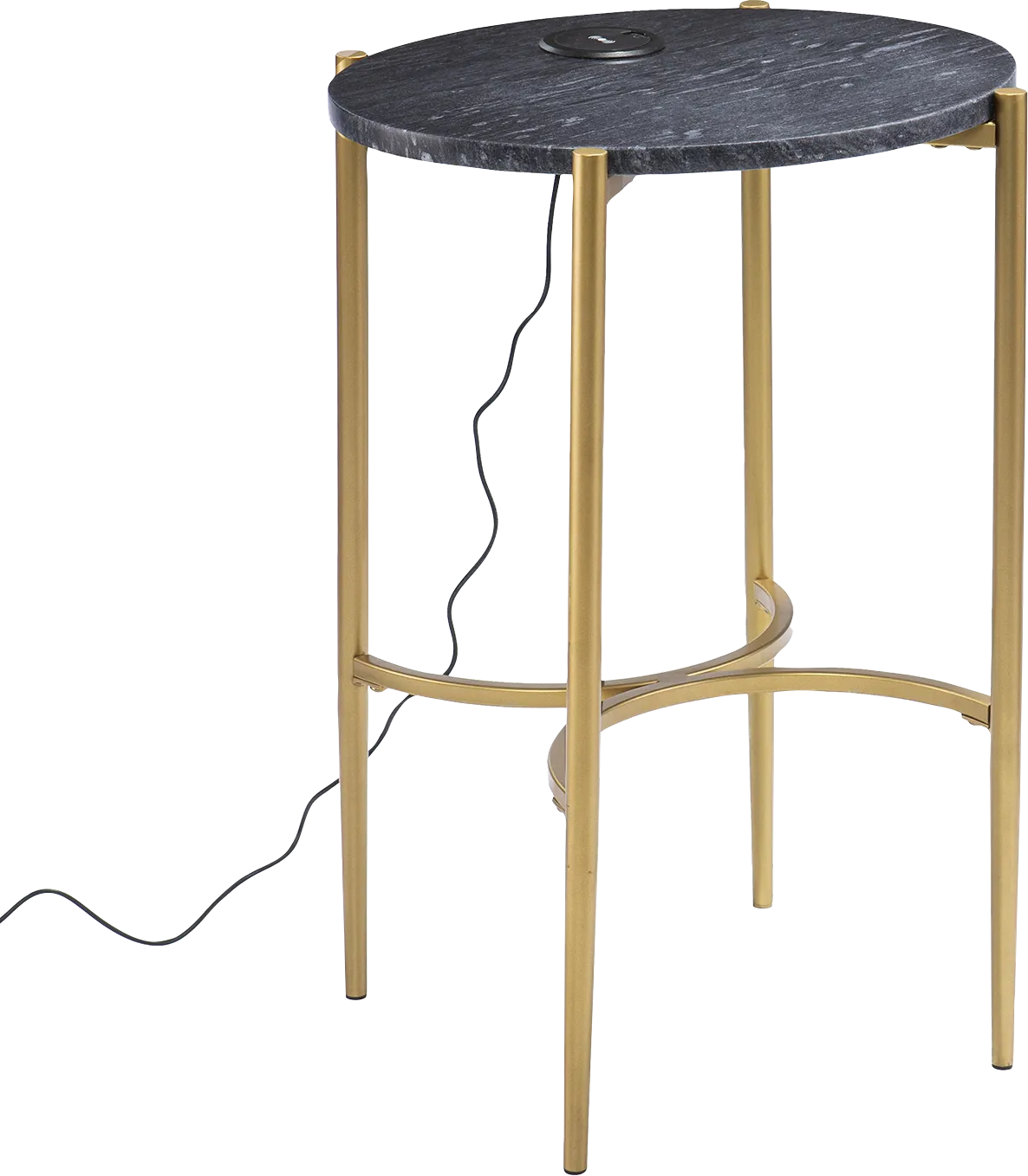 Woodcroft Black Accent Table