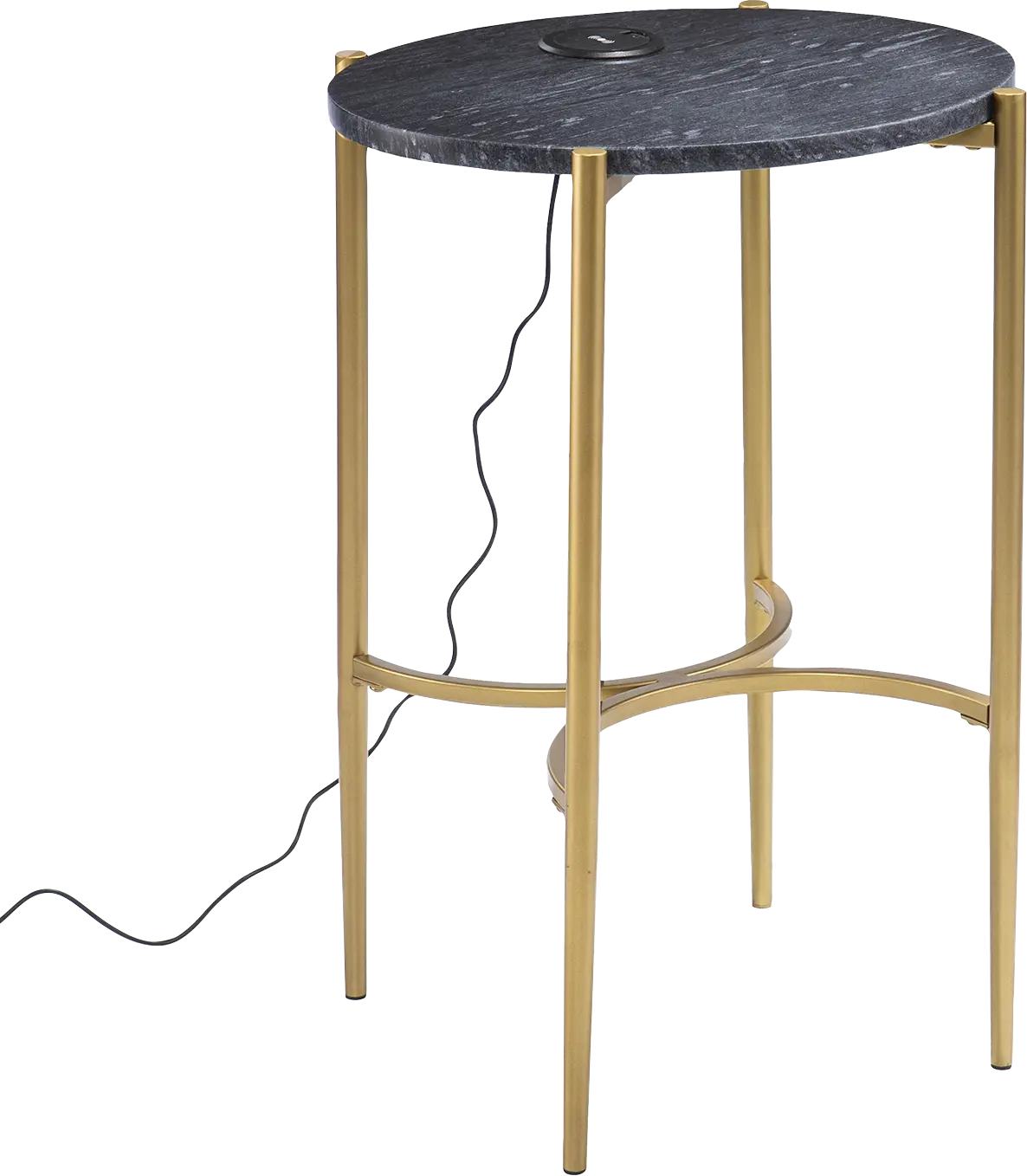 Woodcroft Black Accent Table