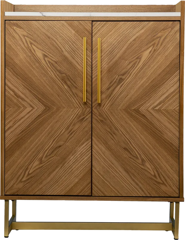 Tacketts Brown Bar Cabinet