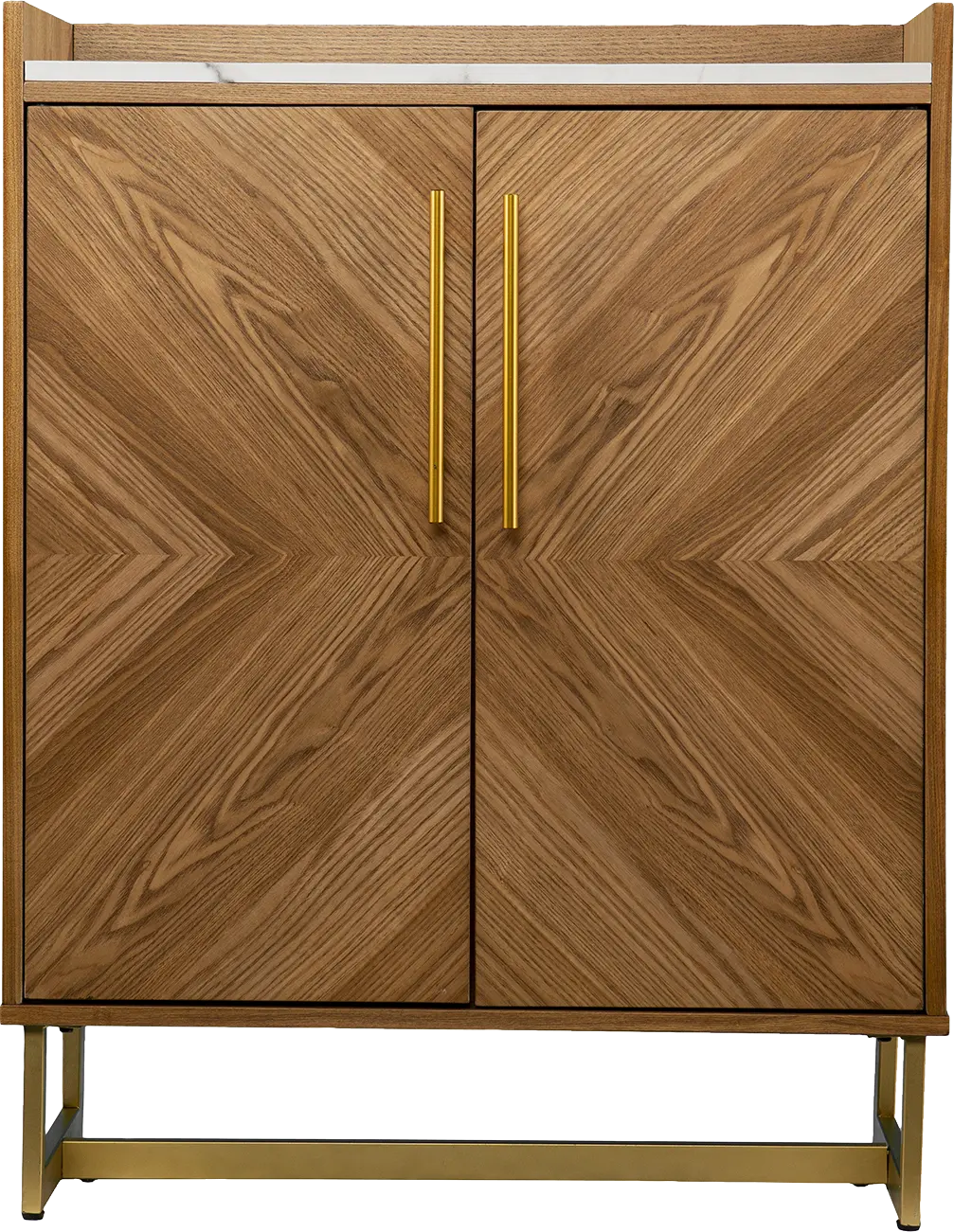 Tacketts Brown Bar Cabinet