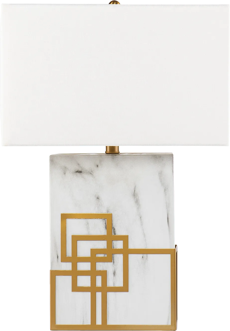 Varnell White Table Lamp - Image 1