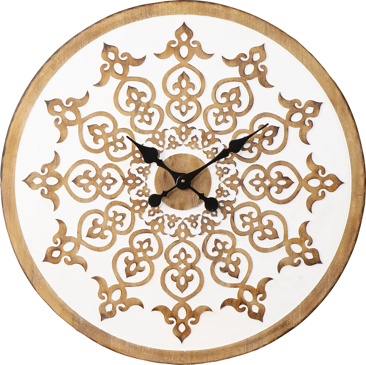 Tollington White Wall Clock - Thumbnail - Image 1