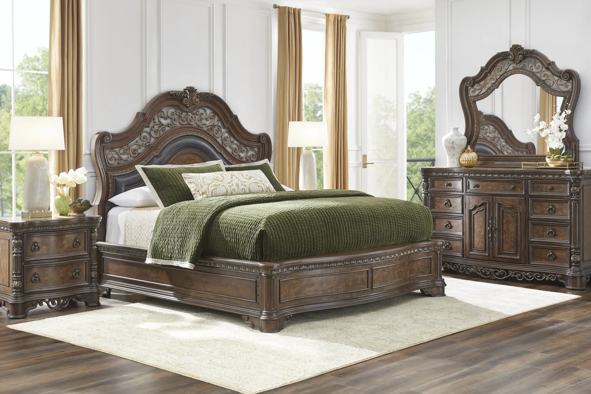 Yorkshire Manor Brown Dresser - Image 1