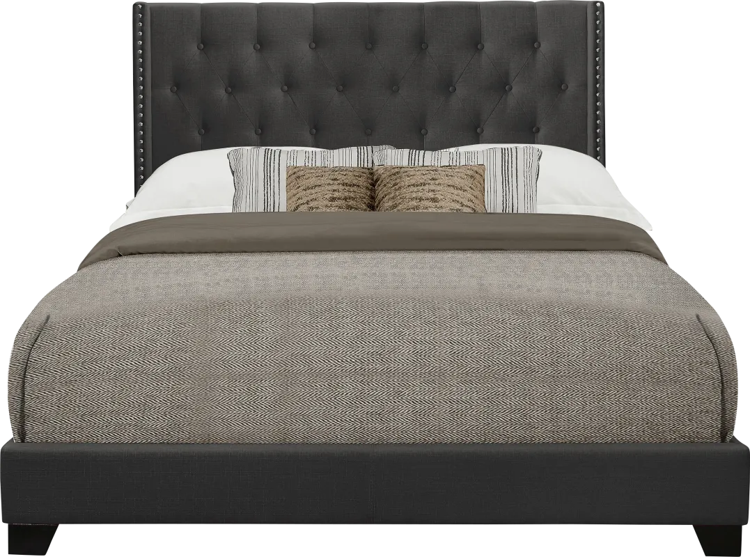 Galewood Dark Gray Queen Upholstered Bed
