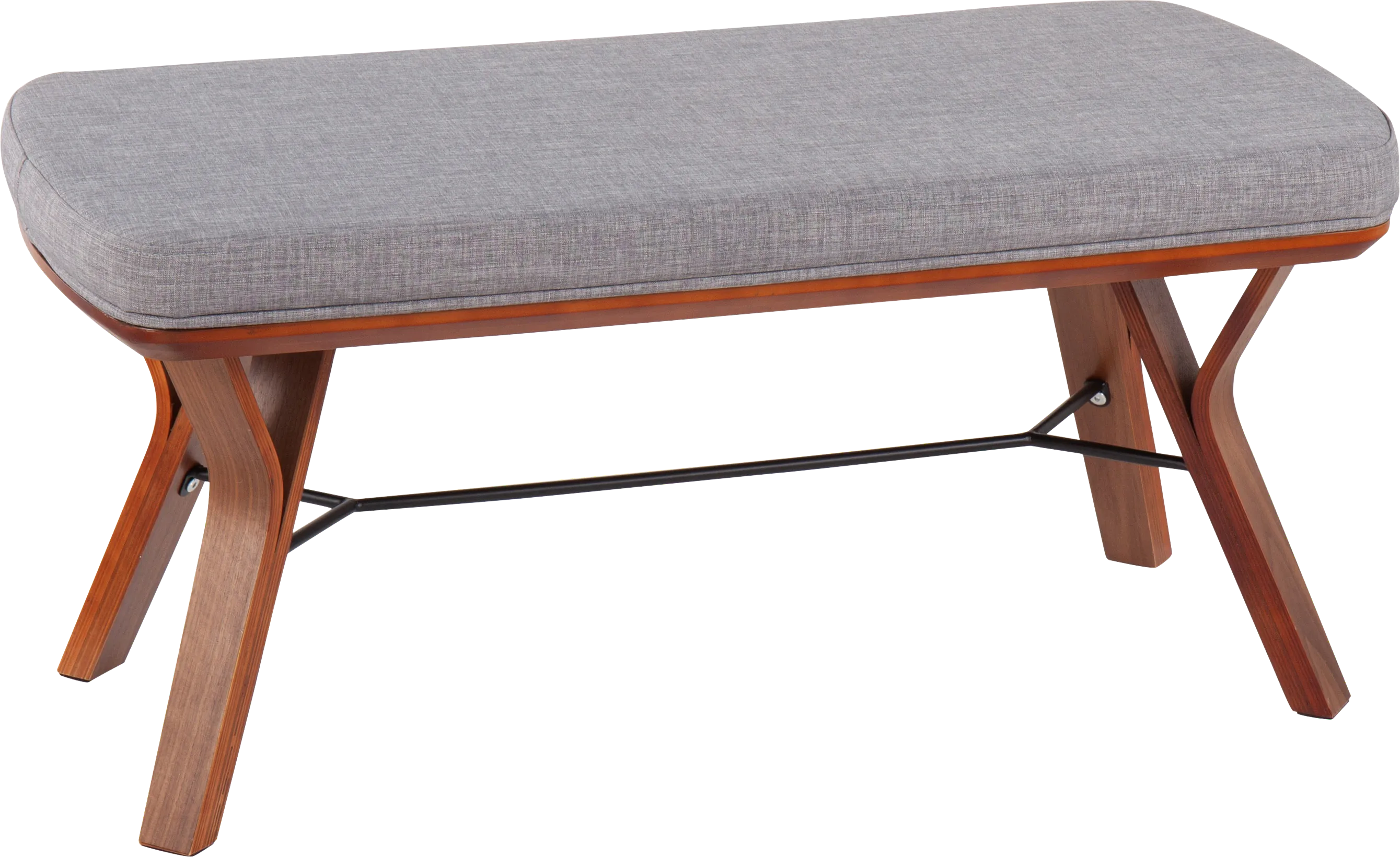 Rushworth II Gray Accent Bench - Thumbnail - Image 1