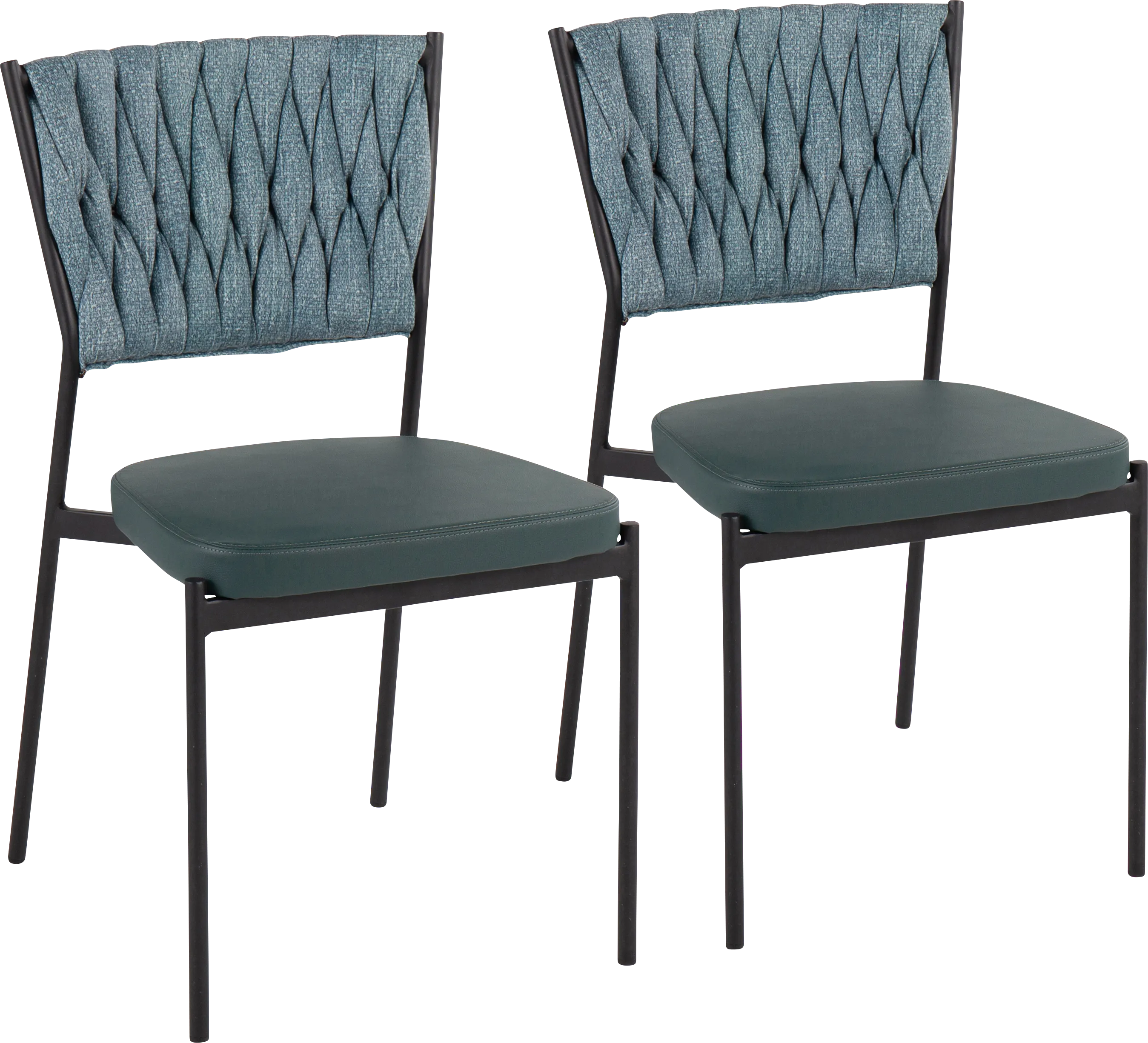 Portola Gem Green Side Chair, Set of 2 - Thumbnail - Image 1