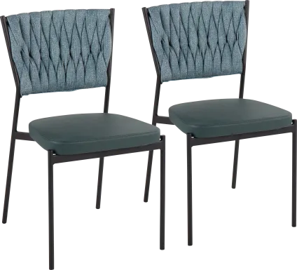 Portola Gem Green Side Chair, Set of 2