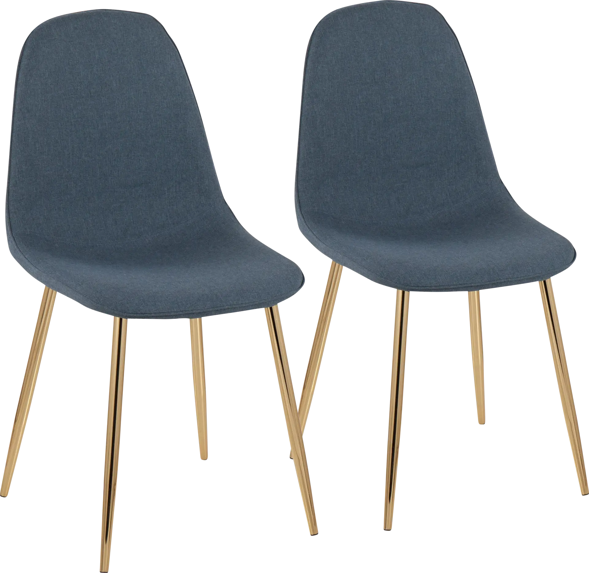Faye Lane V Blue Side Chair, Set of 2