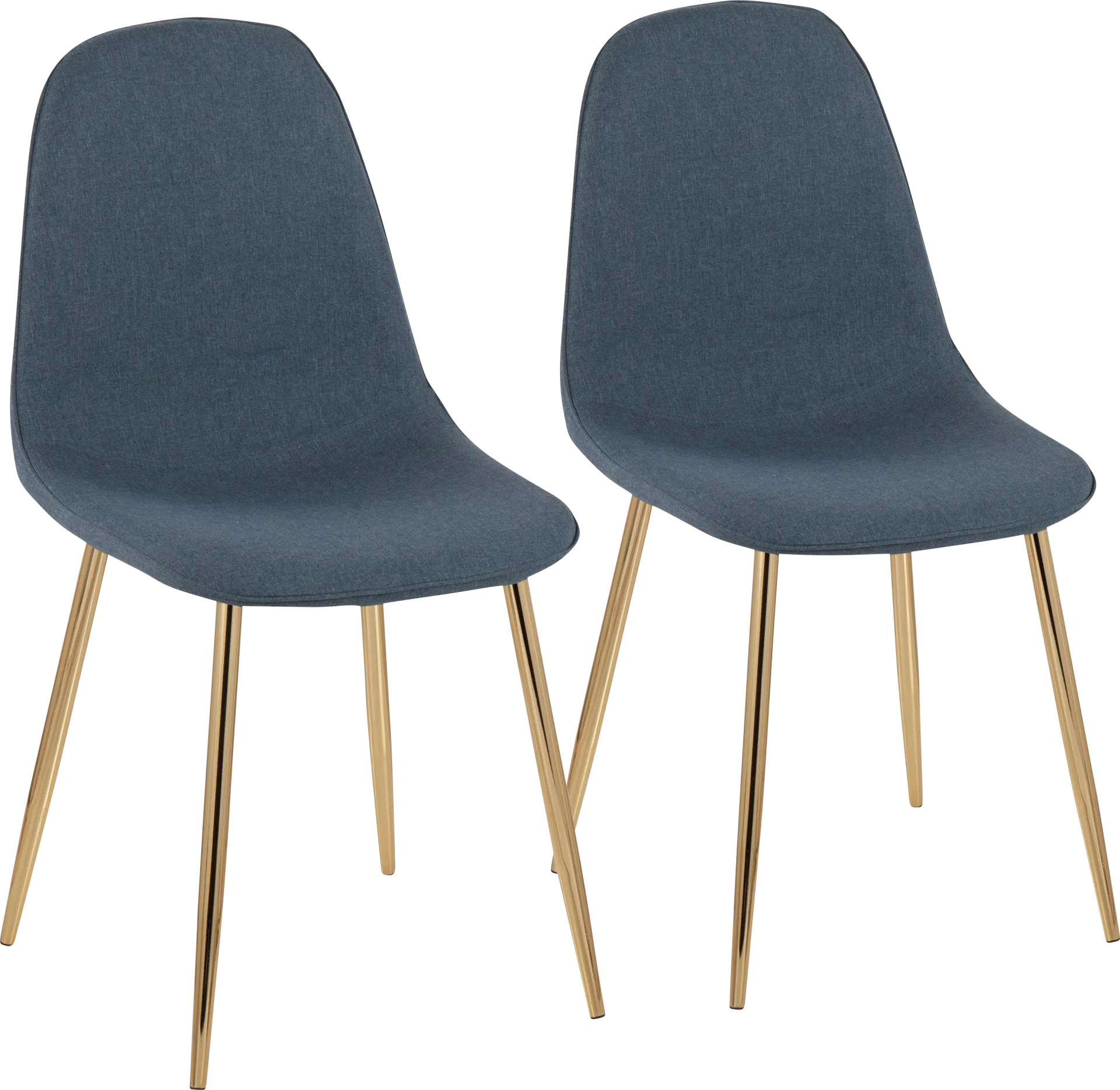 Faye Lane V Blue Side Chair, Set of 2 - Image 1