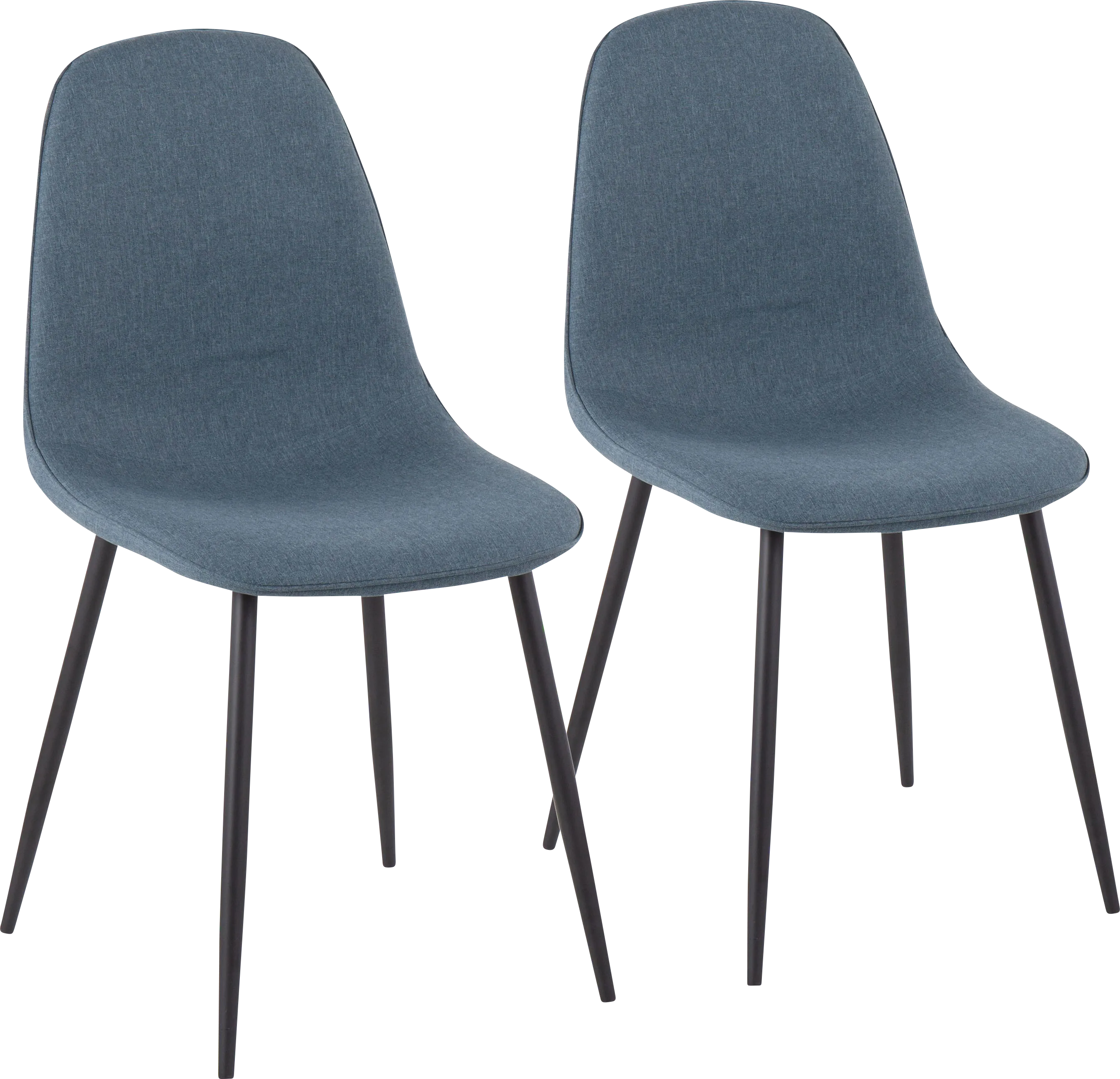 Faye Lane I Blue Side Chair, Set of 2 - Thumbnail - Image 1