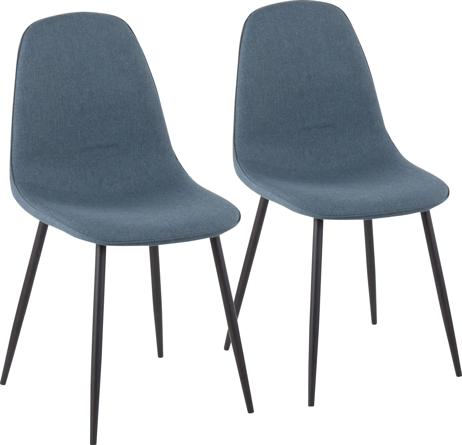 Faye Lane I Blue Side Chair, Set of 2 - Image 1