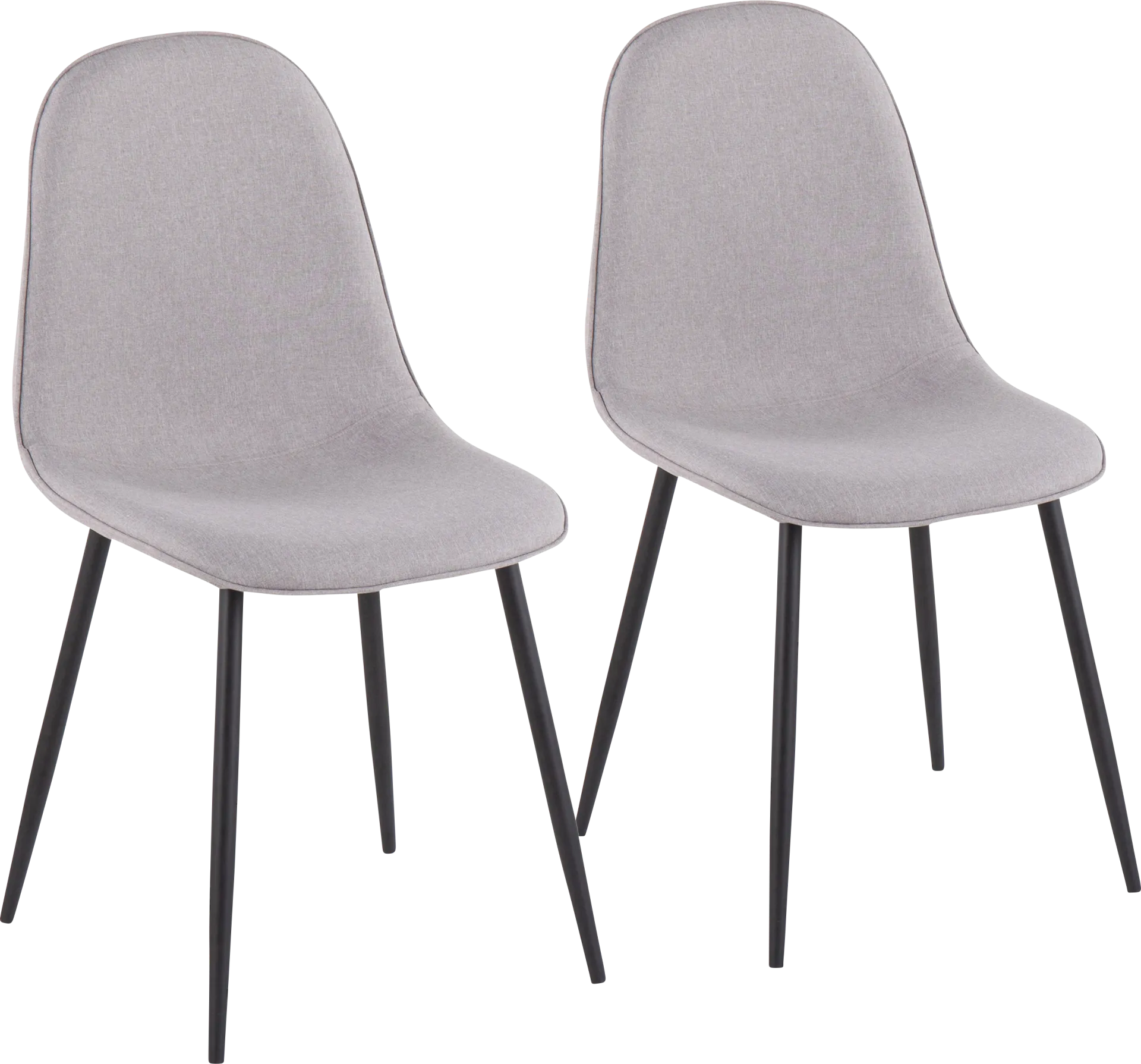 Faye Lane I Gray Side Chair, Set of 2 - Image 1