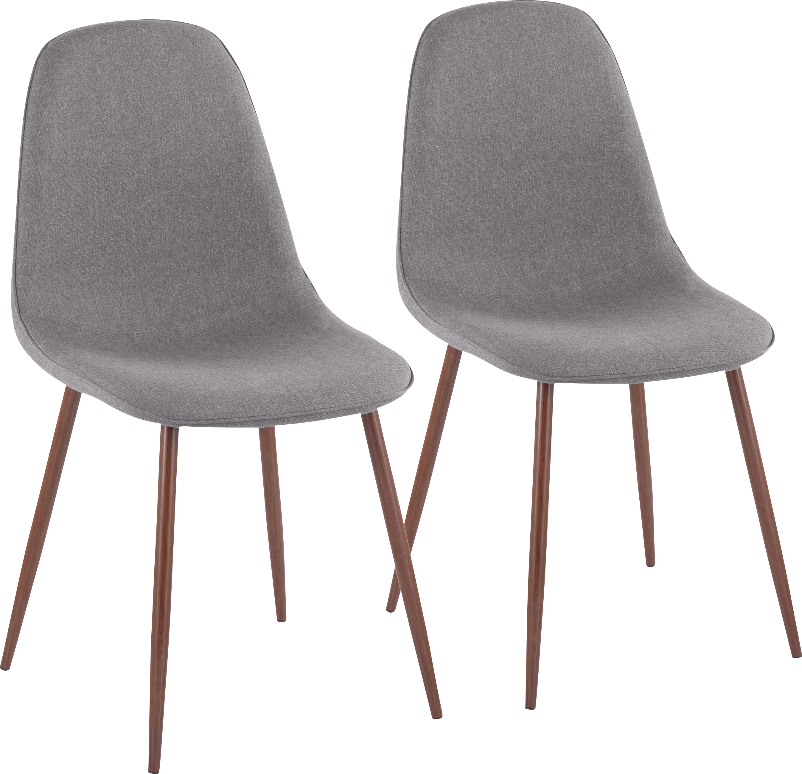 Faye Lane III Charcoal Side Chair, Set of 2