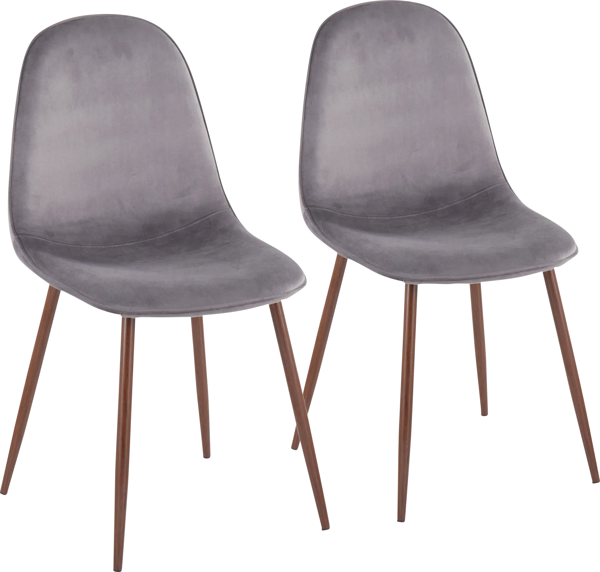 Faye Lane III Gray Side Chair, Set of 2 - Image 1
