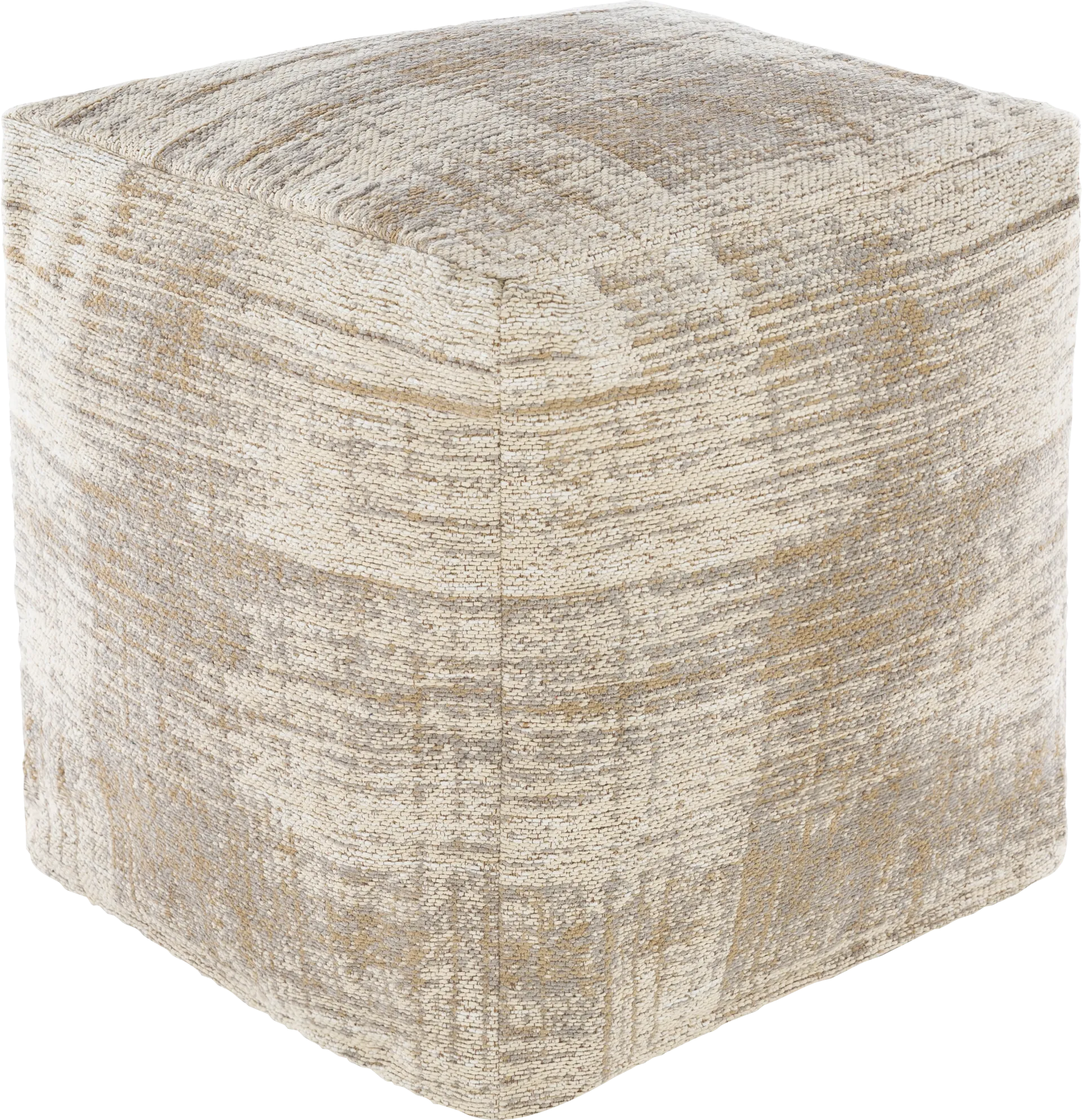 Eglinton Cream Ottoman - Image 1