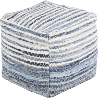 Abbotsfield Navy Ottoman