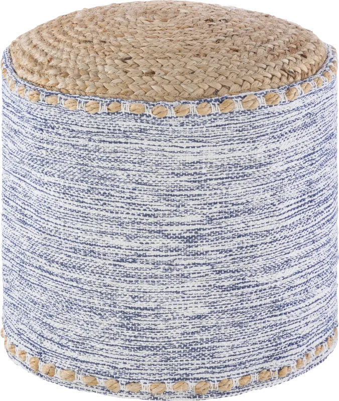 Adamede Navy Ottoman