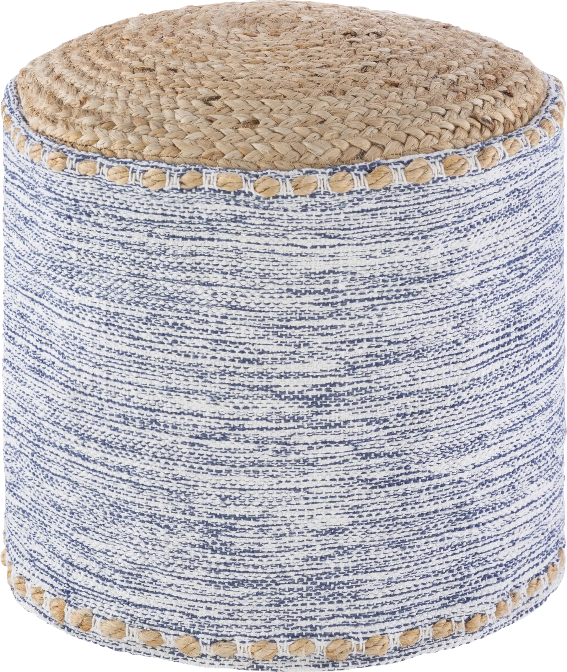 Adamede Navy Ottoman