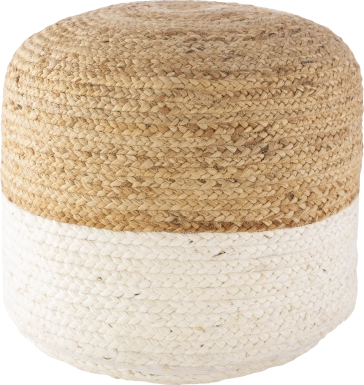 Adanac Khaki Ottoman