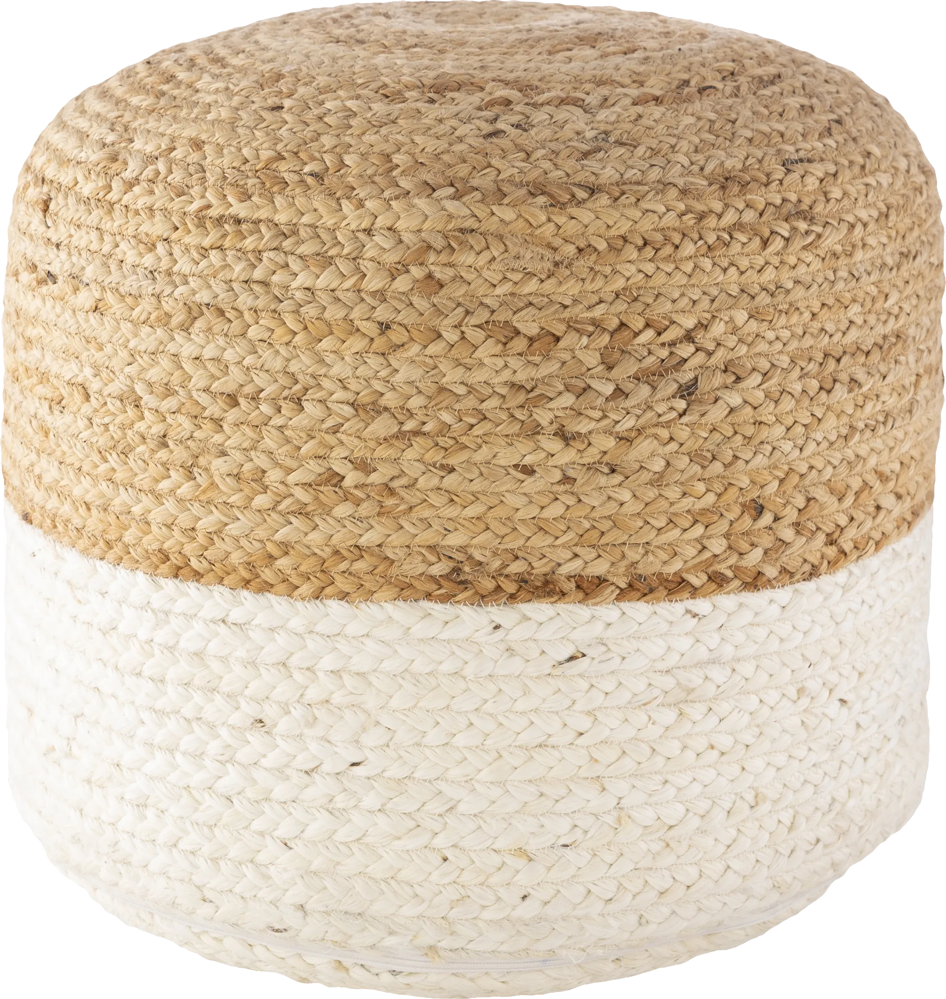 Adanac Khaki Ottoman - Image 1